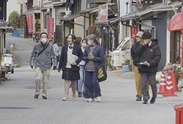 写真：足助高校と共働で「とよたの魅力発見ツアー」を実施