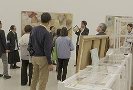 写真：企画展「櫃田伸也―通り過ぎた風景」プレス内覧会