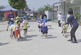 写真：グランパスキッズボールクリニック