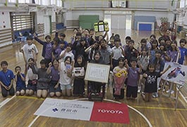 写真：村岡桃佳選手が「パラアスリートによる特別授業」に登壇