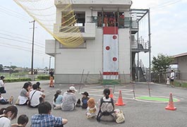 写真：救助技術訓練一般見学会
