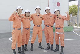 写真：全国消防救助技術大会に出場する隊員の壮行会を開催