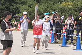 写真：第20回アジア競技大会 聖火リレー